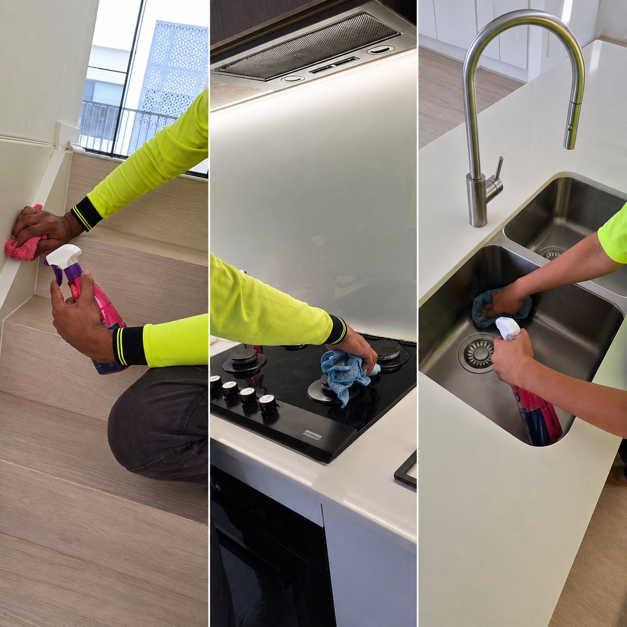 Easy Bond Cleaning team at work